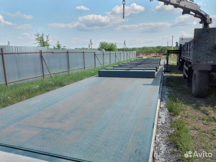 Автомобильные весы 60 тонн 18 метров (на раме)