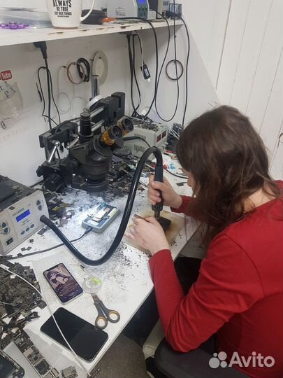 Пайка ремонт телефонов планшетов iPhone android