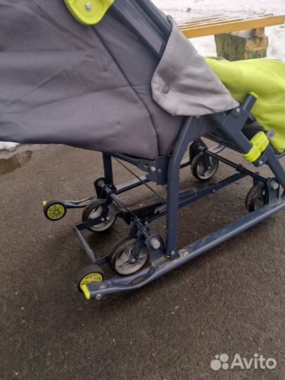 Коляска санки