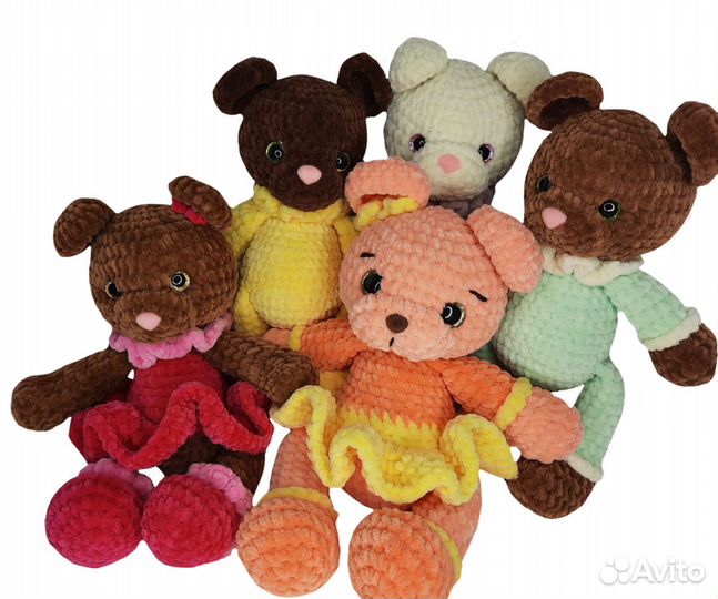 Плюшевый мишка ручной работы