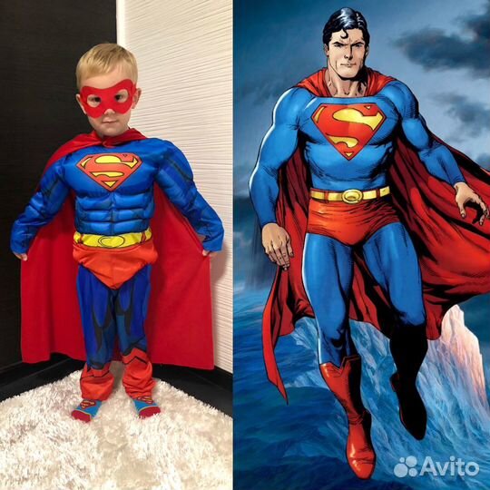 Костюм детский Супермен Superman карнавальный
