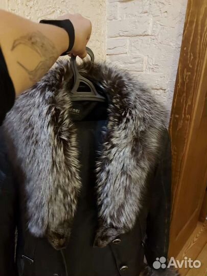 Парка с натуральным мехом