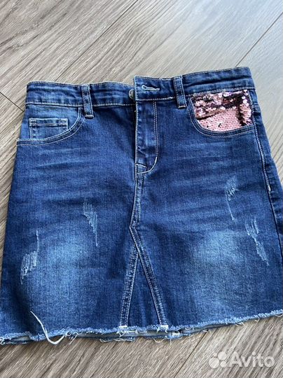 Юбка джинсовая