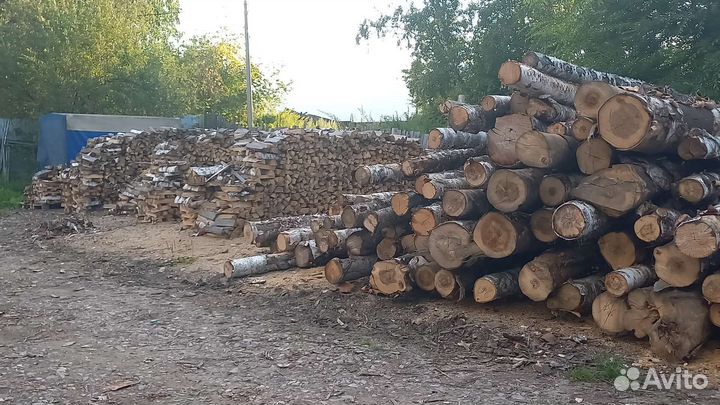 Дрова березовые колотые