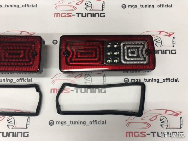 Задние фонари Mercedes G-class w463 диодные стиль2