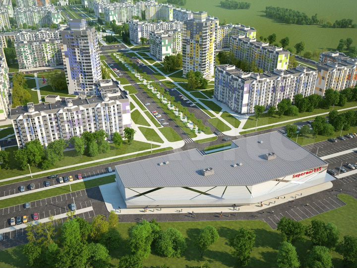 2-к. квартира, 62,6 м², 10/19 эт.