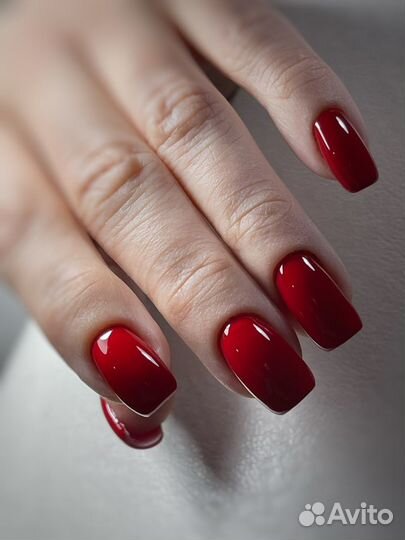 Наращивание ногтей, покрытие гель лак