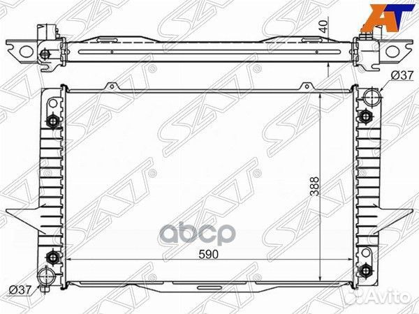 Радиатор Volvo 850 91-97 / S70 97-00 / V70 97-00