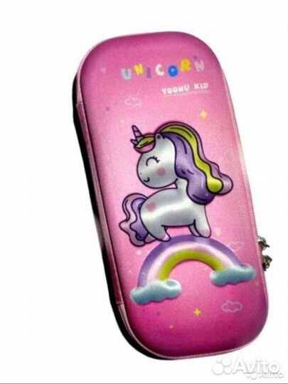 Пенал школьный 3 D новый