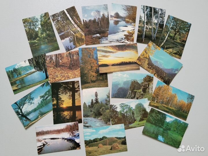 Календарики СССР Природа