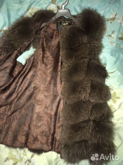 Шуба из песца