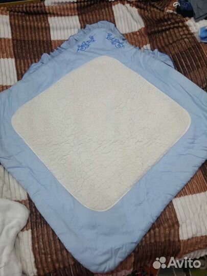 Конверт одеяло на выписку зима