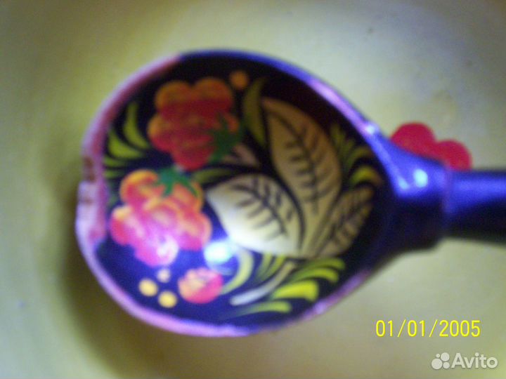 Чашка деревянная+ложка