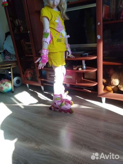 Роликовые коньки детские раздвижные