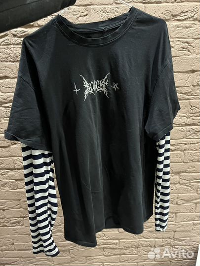 Лонгслив дрейн