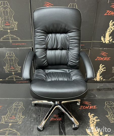 Кресло руководителя из натуральной кожи