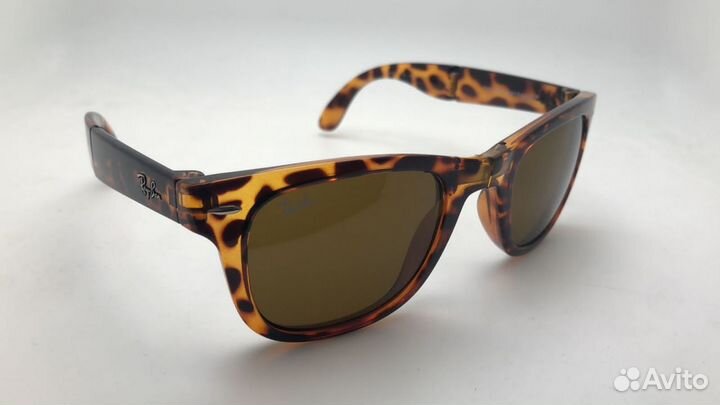 Очки складные леопардовые Ray Ban 4105 710