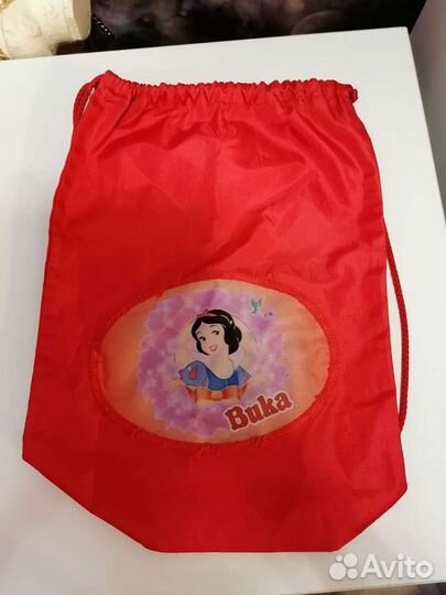 Кармашек в детский сад и рюкзак Вика