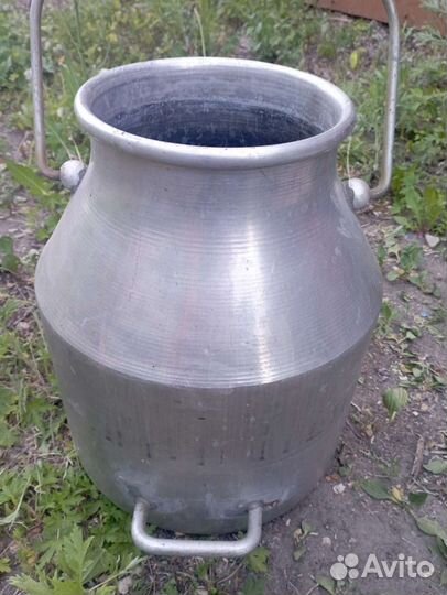 Бидон алюминиевый для доильного аппарата