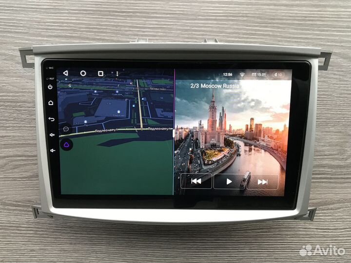 Магнитола Toyota LC 100 с круговым обзором 360