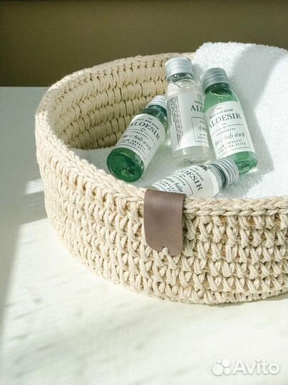 Корзинка из джута