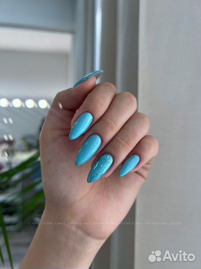 Маникюр гель лак, укреп, гелем, наращивание ногтей