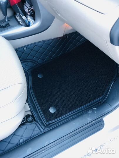 Коврики из экокожи с высокими бортами