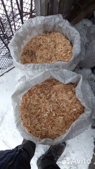 Продам опилки в мешках