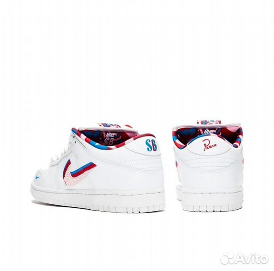 Parra x Nike SB Dunk Low Abstract White