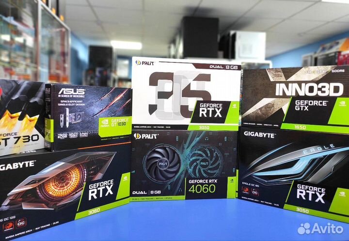 Новые видеокарты Nvidia RTX GTX Гарантия