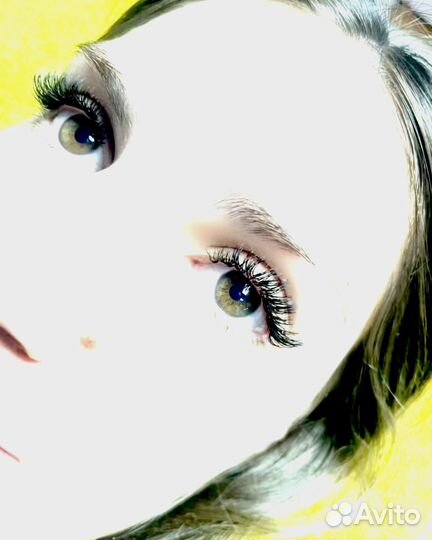 Наращивание ресниц модель