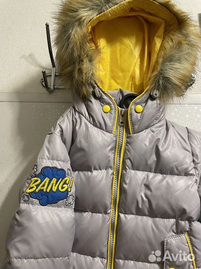 Бимоша, куртка пуховик детский, рост 74