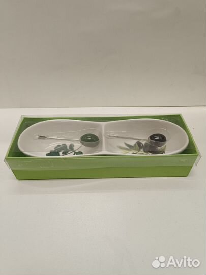 Менажница фарфор для оливок и зелени