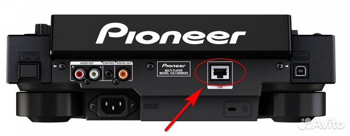Разъём Link на Pioneer CDJ-900, CDJ-2000, Nexus