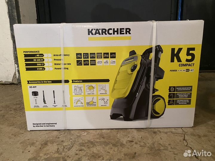 Мойка высокого давления karcher к 5 новая