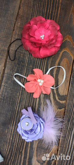 Повязка для девочки новорождённой