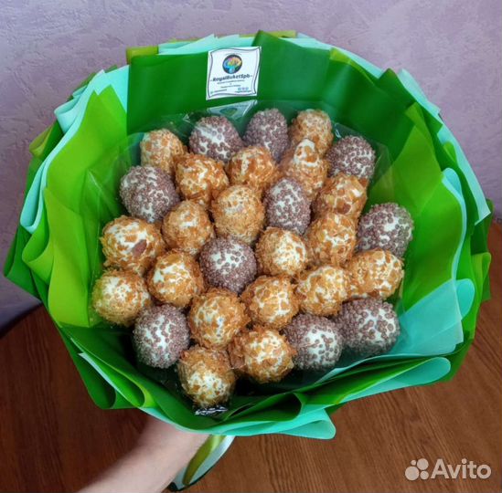 Букет из Фиников в Шоколаде. Съедобные Букеты