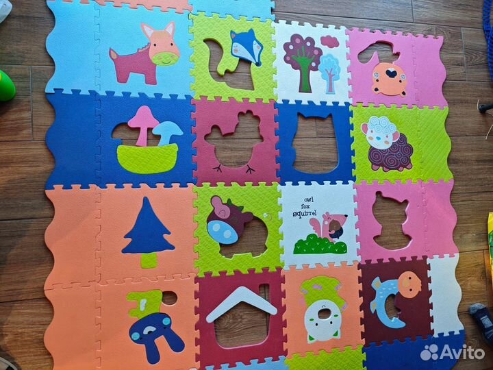 Детский коврик пазл Baby great