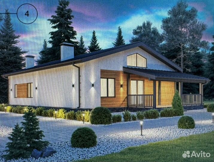 Готовый проект дома из газобетона