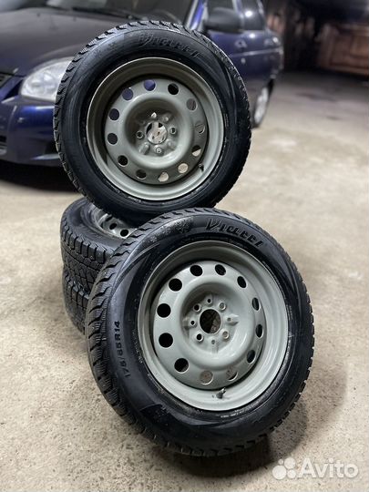 Зимние колеса в сборе r14 ваз