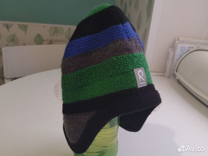 Шапка для мальчика 52размер подкладка флис