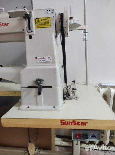 Колонковая швейная машина бу Sunstar KM-390BL