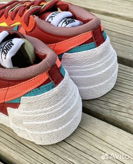 Kaws x Sacai x Nike Blazer Low “Red”