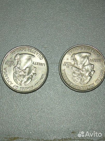 Liberty quarter dollar