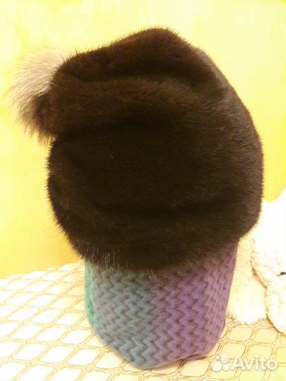 Шапка норковая
