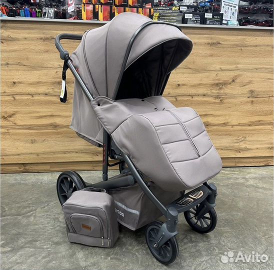 Прогулочная коляска Хаки беж