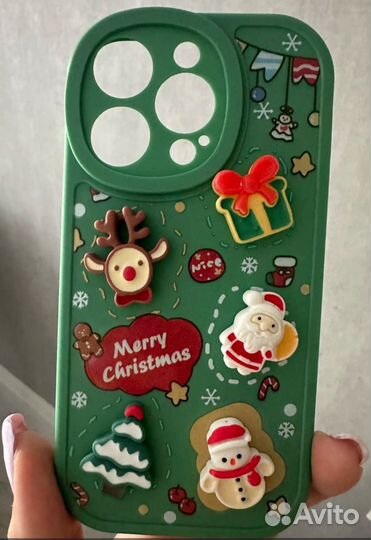 Новогодний чехол для iPhones