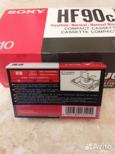 Аудиокассеты sony