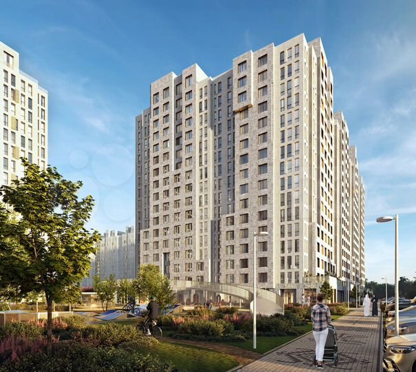 2-к. квартира, 64 м², 12/16 эт.