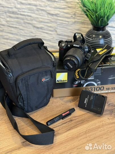Фотоаппарат nikon d3100 (6822 затворов)